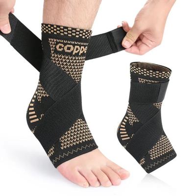 Copper Compression Ankle Brace Support
